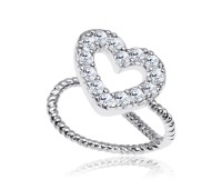 Ear Cuff Heart Shape EC-1130